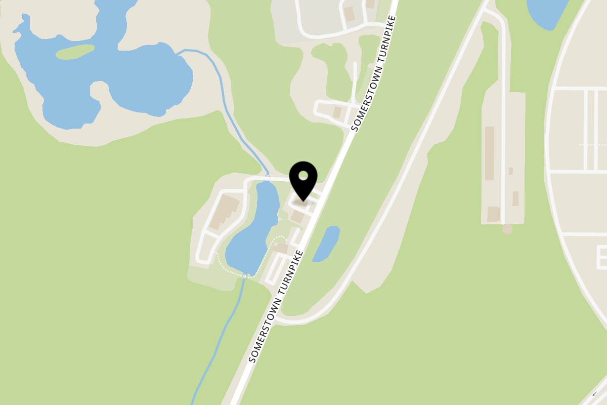 Map showing the location of Route 100 Market on 291 NY-100 in Somers